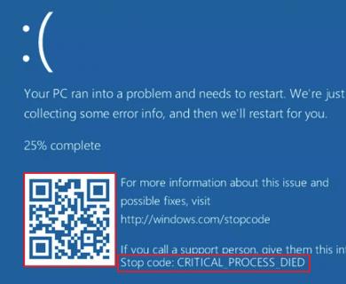 Почему появляется синий экран смерти и что с ним делать Коды ошибок bsod windows 7